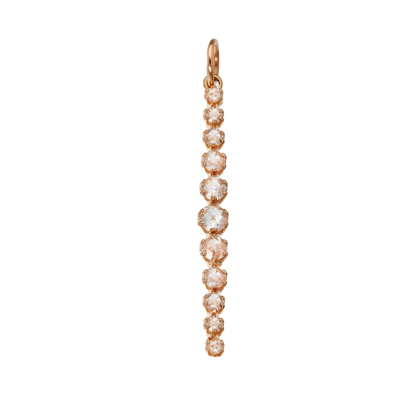 Alexa White Diamond Linear Pendant