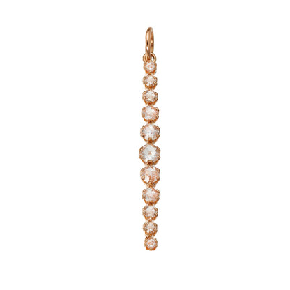 Alexa White Diamond Linear Pendant