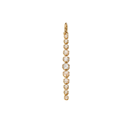 Alexa White Diamond Linear Pendant