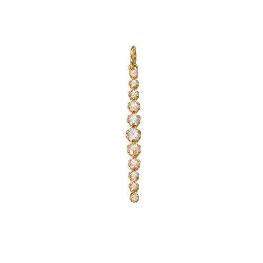 Alexa White Diamond Linear Pendant