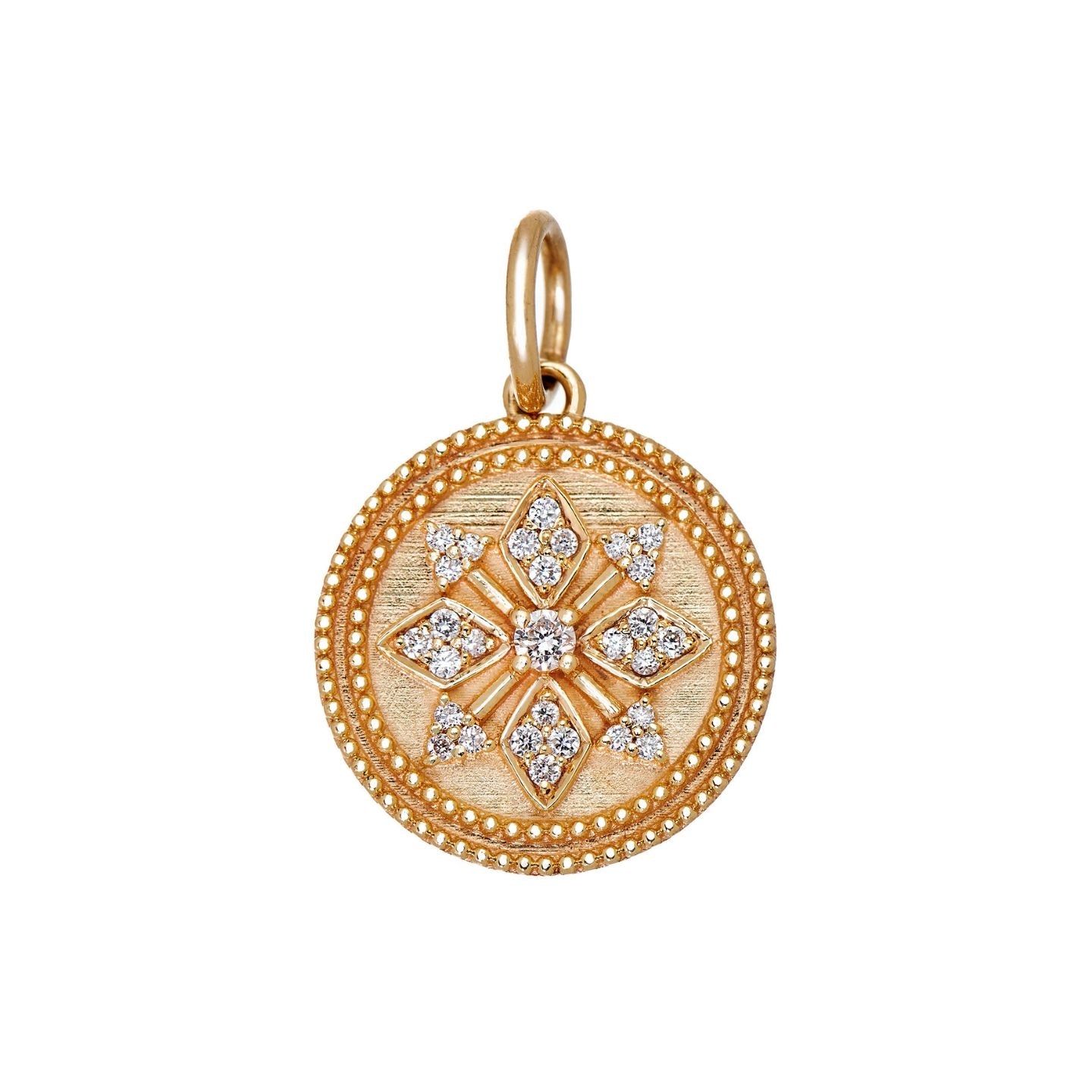 Athena White Diamond Pendant