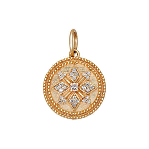 Athena White Diamond Pendant