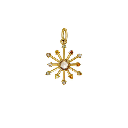 Leena Multi-Color Diamond Pendant