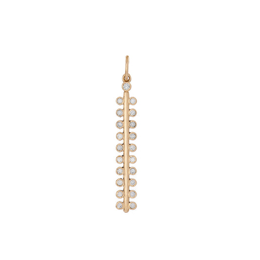Mist White Diamond Linear Pendant