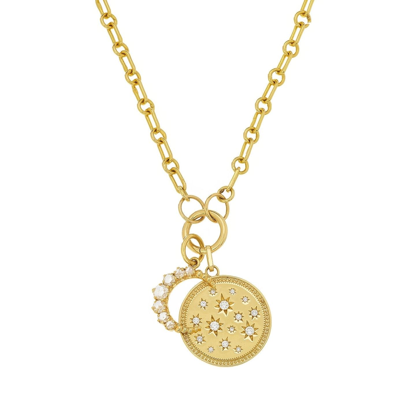 Celeste White Diamond Pendant