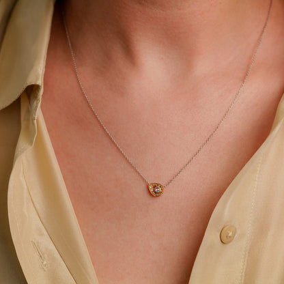 Plume Champagne Diamond Necklace