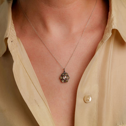 Polly Rose Cut Diamond Pendant