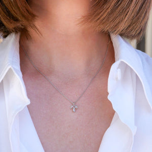 Lilah White Diamond Necklace