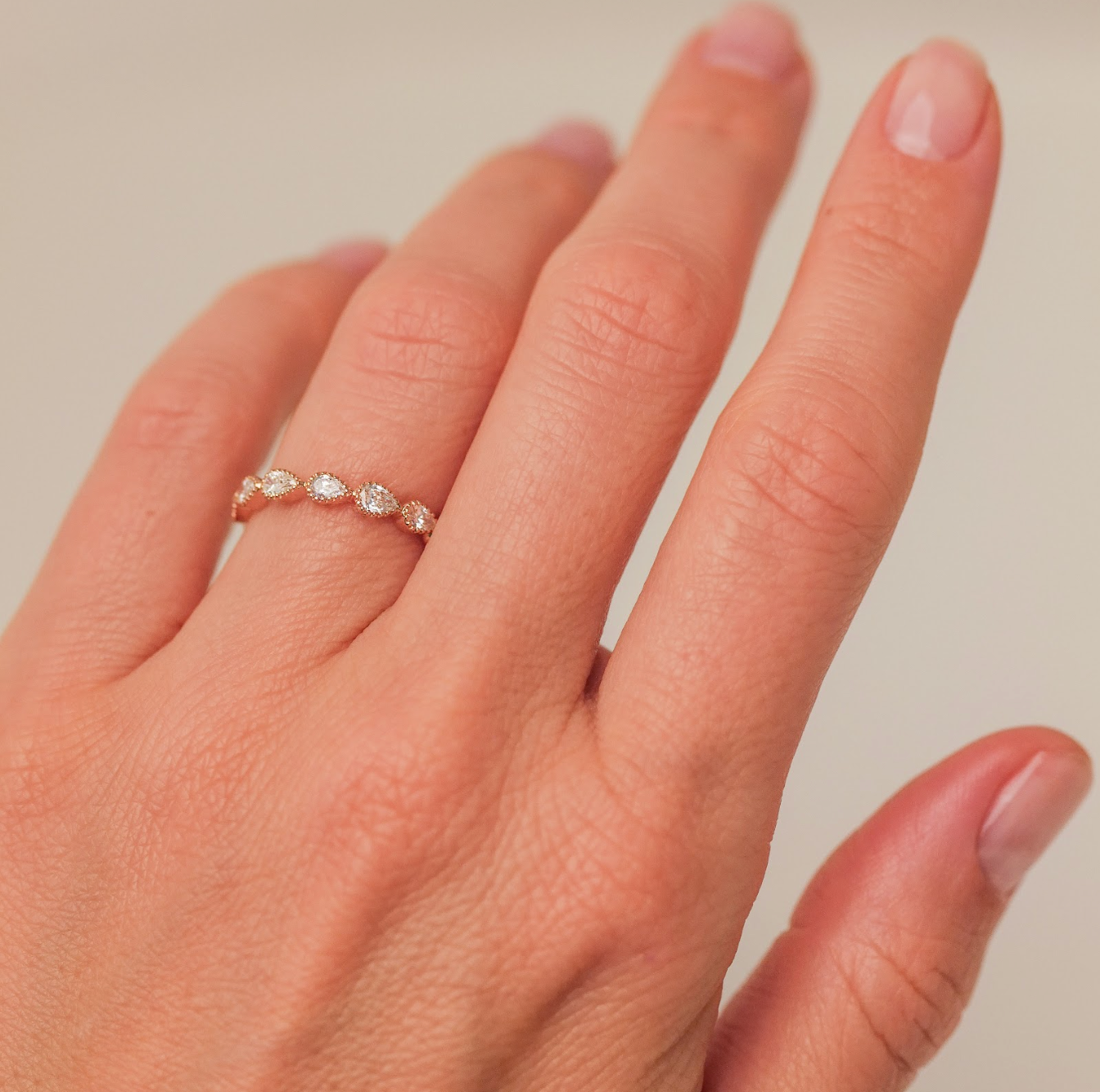 Paloma White Diamond Band