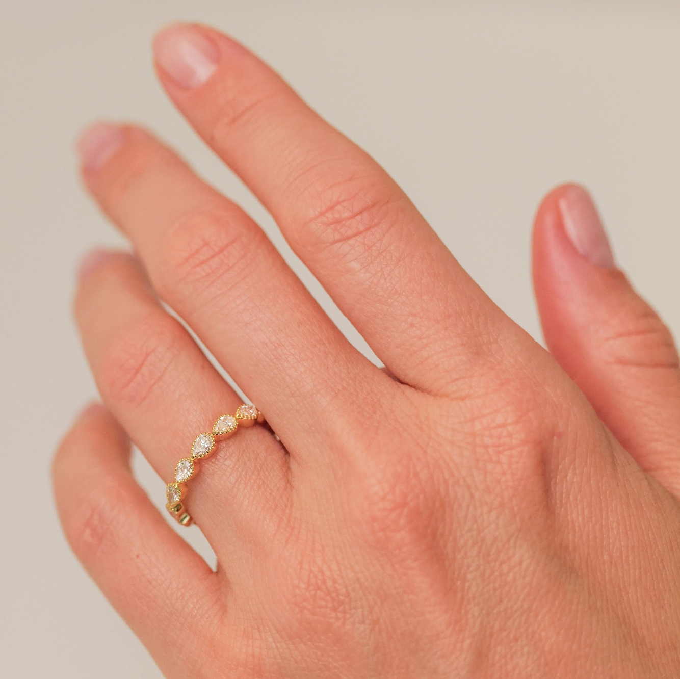 Paloma White Diamond Band