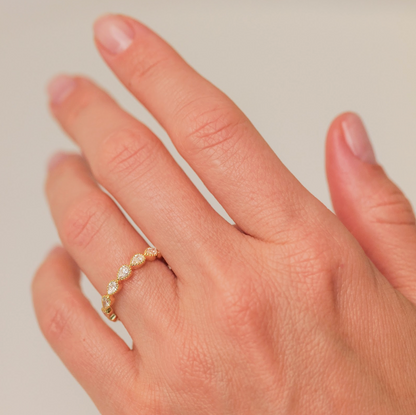 Paloma White Diamond Band