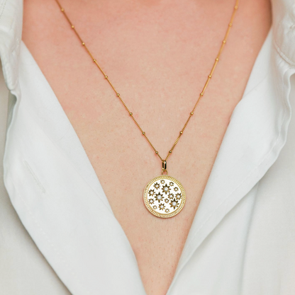 Celeste White Diamond Pendant