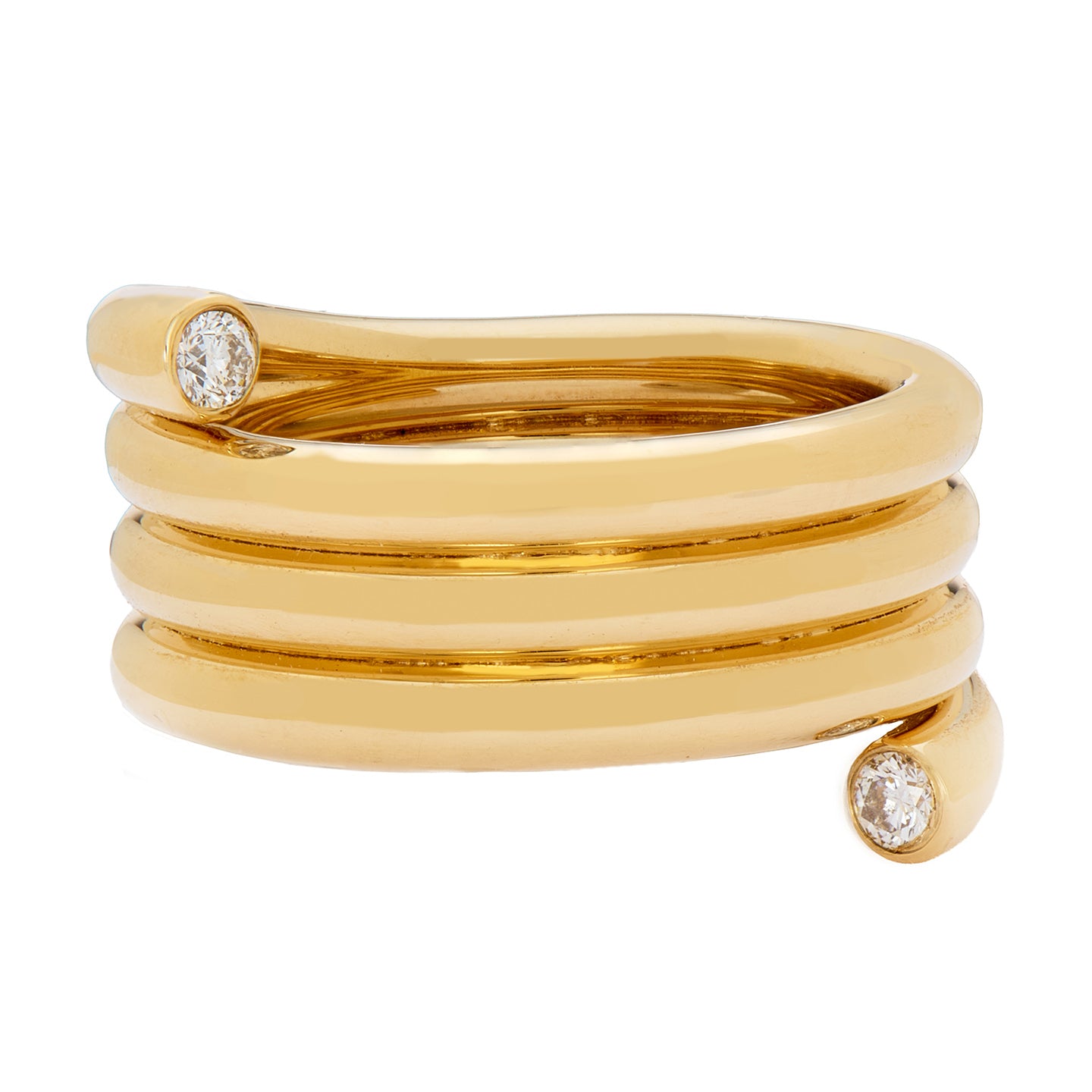 Embrace Triple White Diamond Band
