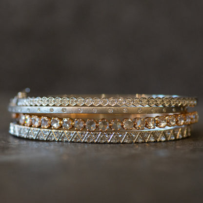 Regency White Diamond Bangle