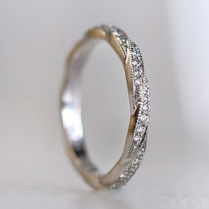 Twine White Diamond Band