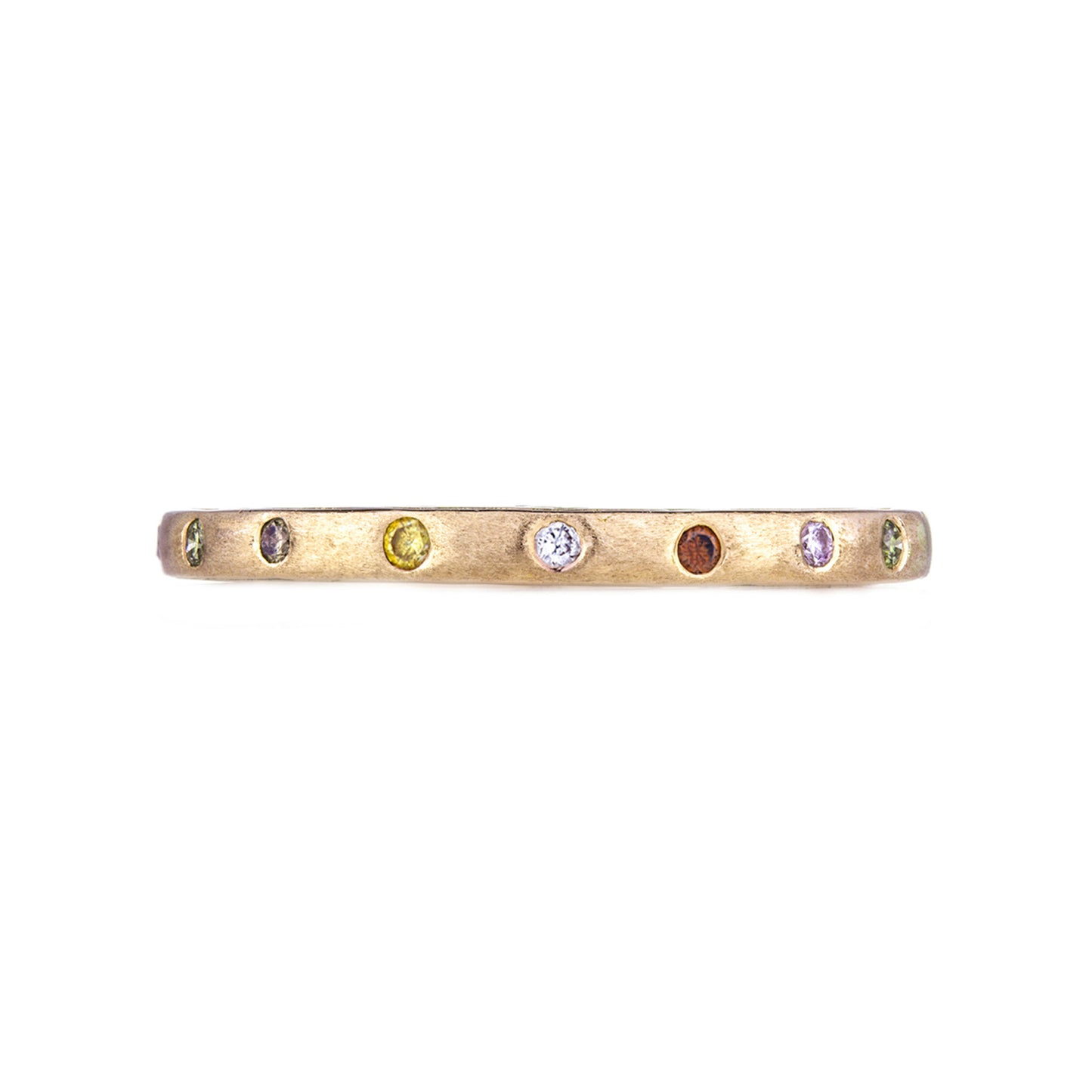 Dunes Narrow Multi-Color Diamond Band