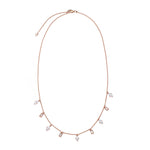 Lluvia Marquis and Baguette Diamond Necklace