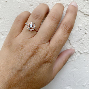 Moderne Rose Cut Diamond Ring