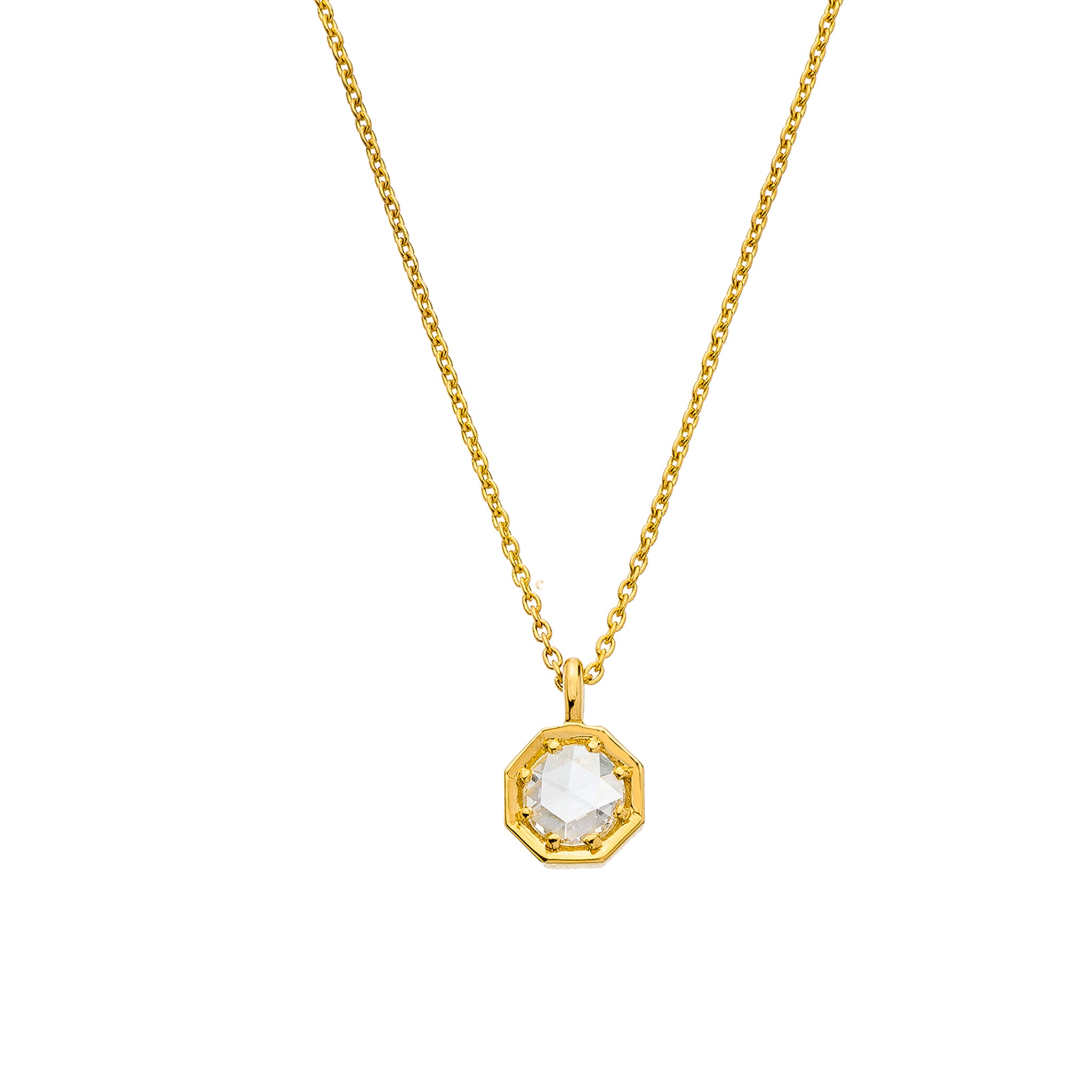Florence Rose Cut Diamond Necklace