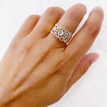 Josephine Rose Cut Diamond Yellow Gold Ring