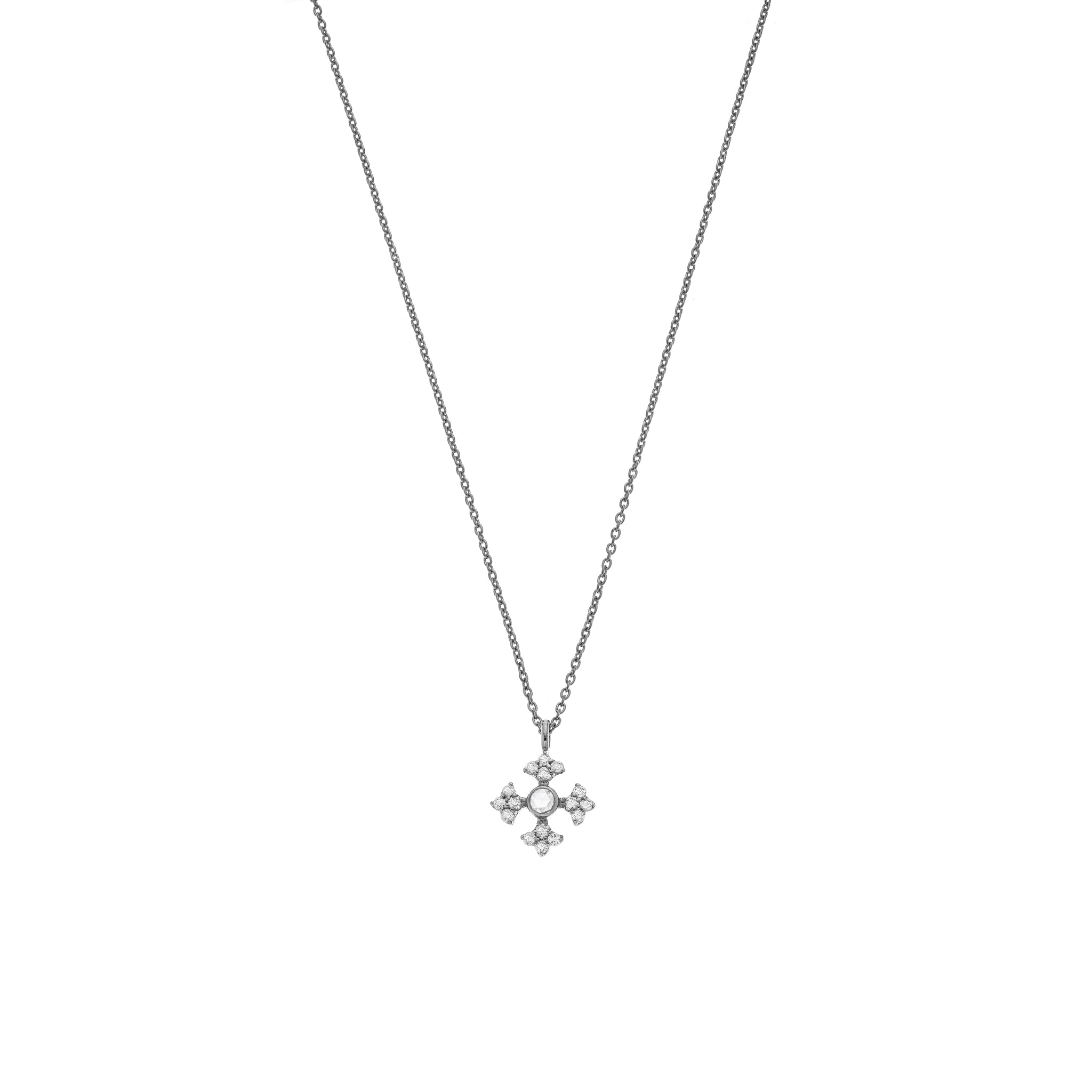 Arya Rose Cut Diamond Necklace