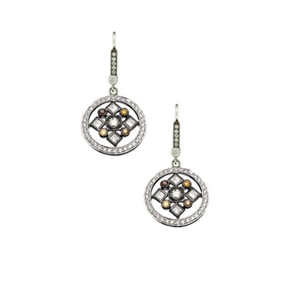 Art Deco Diamond Drop Earrings