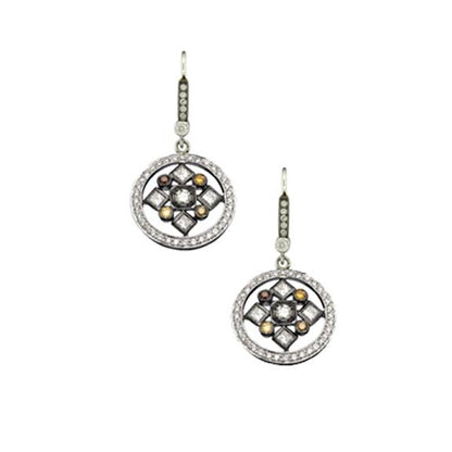 Art Deco Diamond Drop Earrings