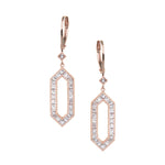 Kerri Princess Cut Diamond Earrings