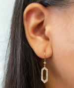 Kerri Princess Cut Diamond Earrings