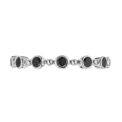 Petit Bubble Black Diamond Band