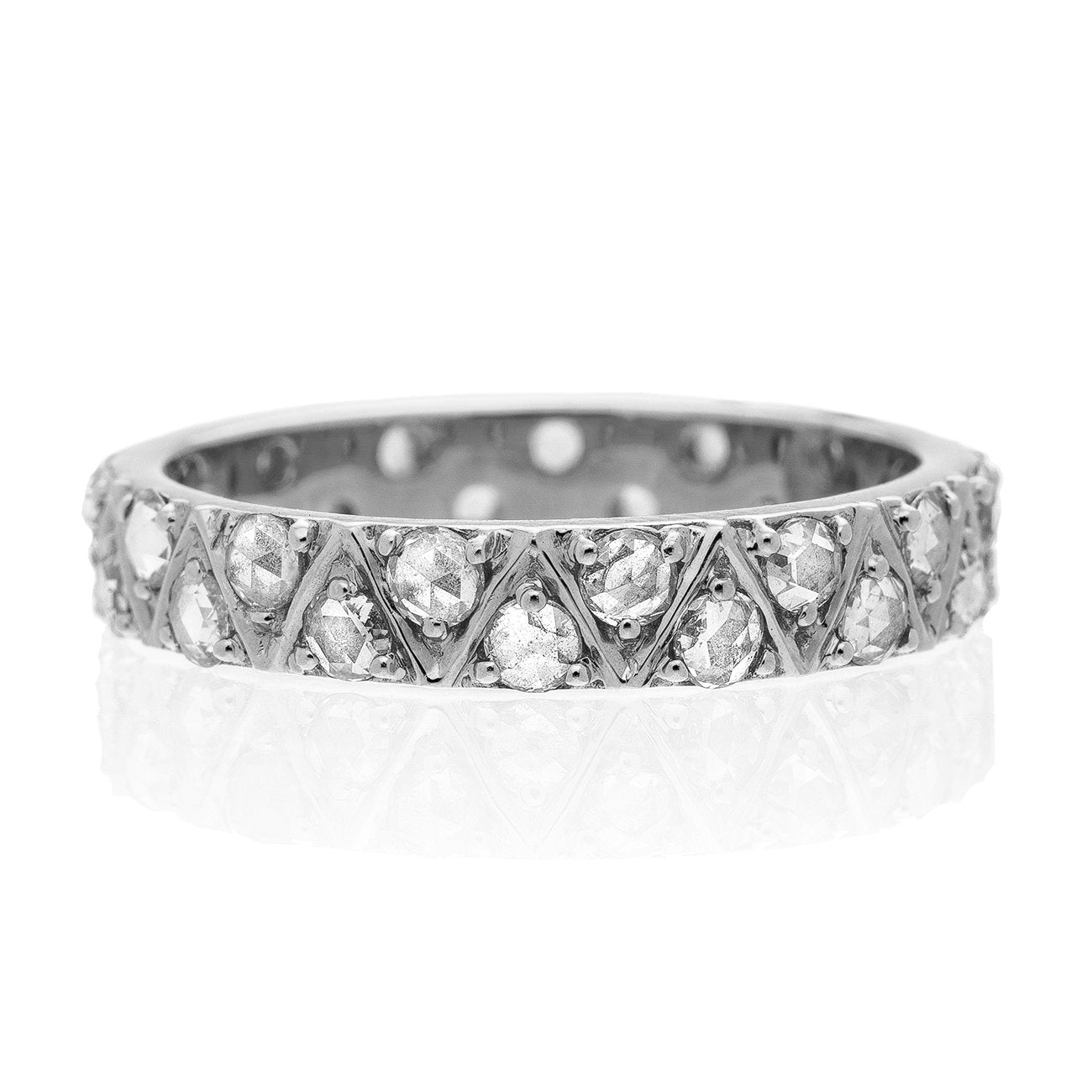 Stella White Diamond Band