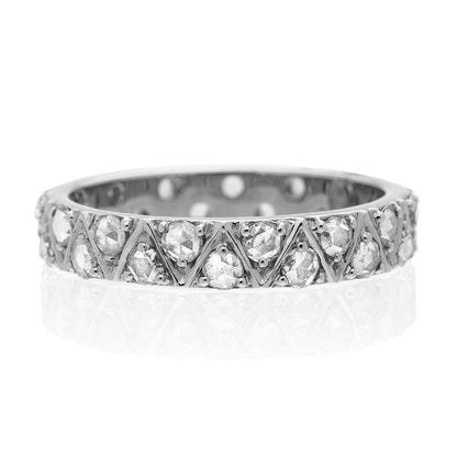 Stella White Diamond Band