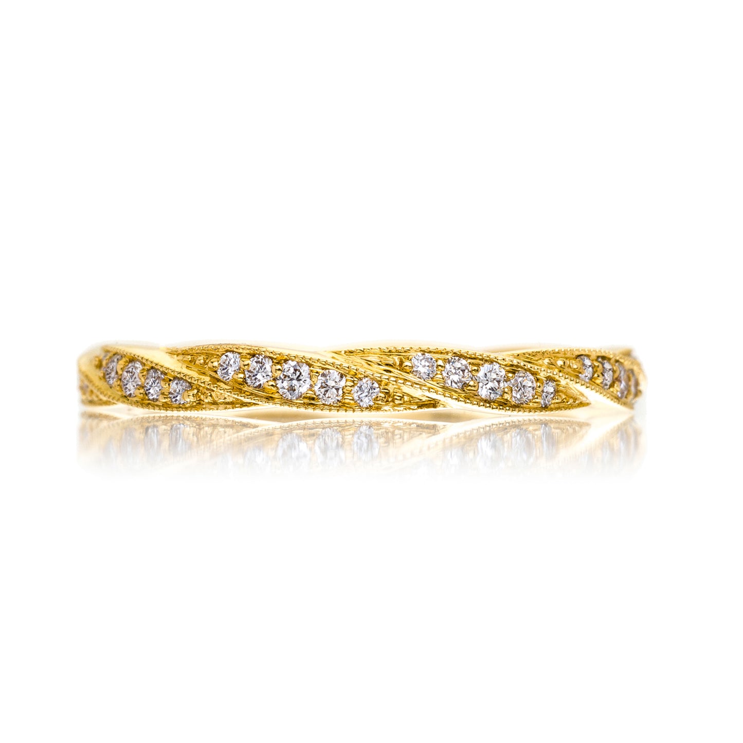 Twine White Diamond Band