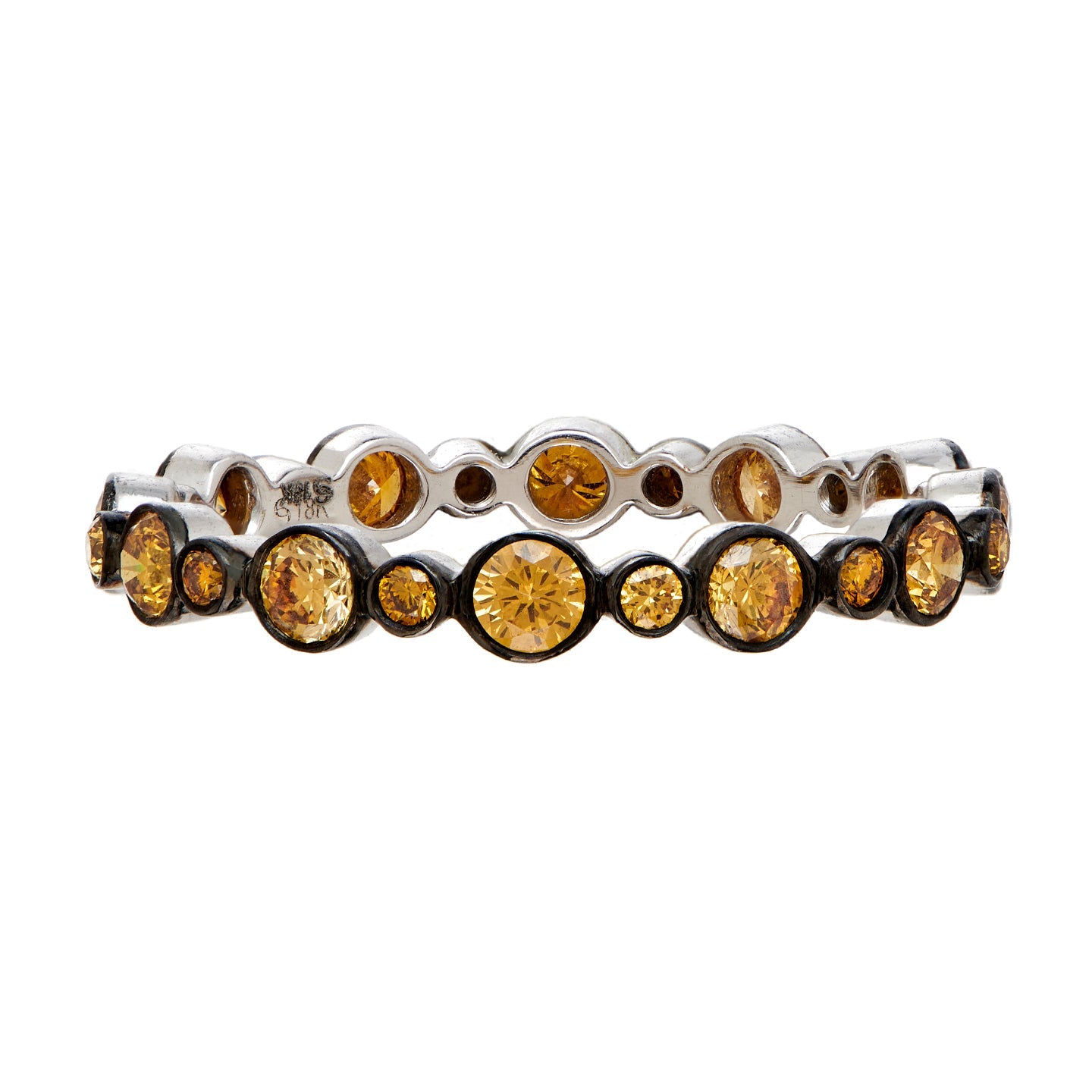 Aurelia Burnt Orange Diamond Band