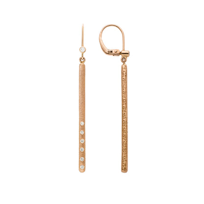 Dunes Bar Diamond Earrings