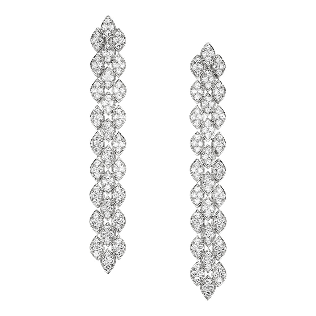 Darcy White Diamond Chandelier Earrings