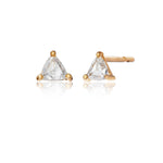 Taara Trillion Rose Cut Diamond Stud Earrings