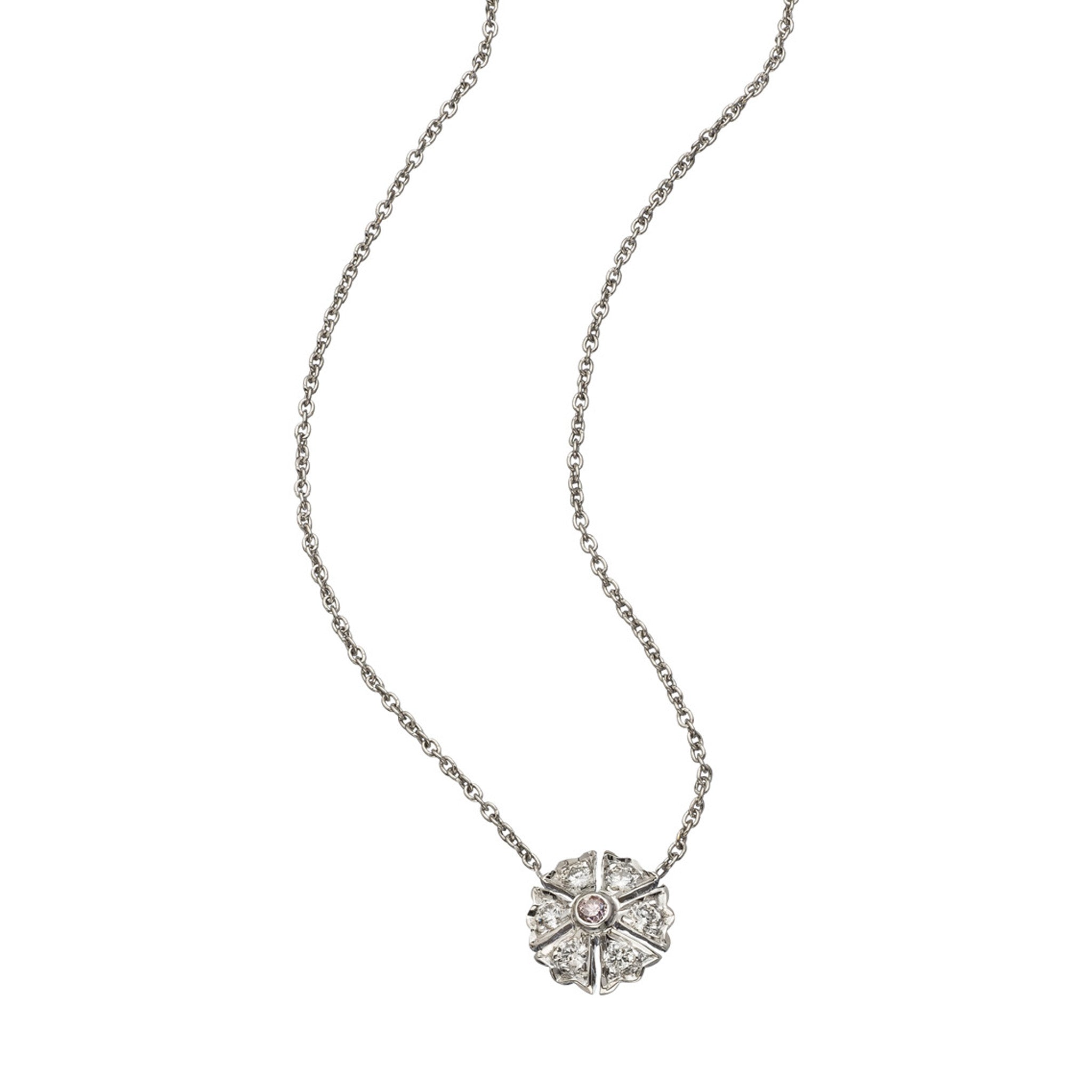 The Camelia Necklace - White