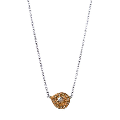 Plume Champagne Diamond Necklace