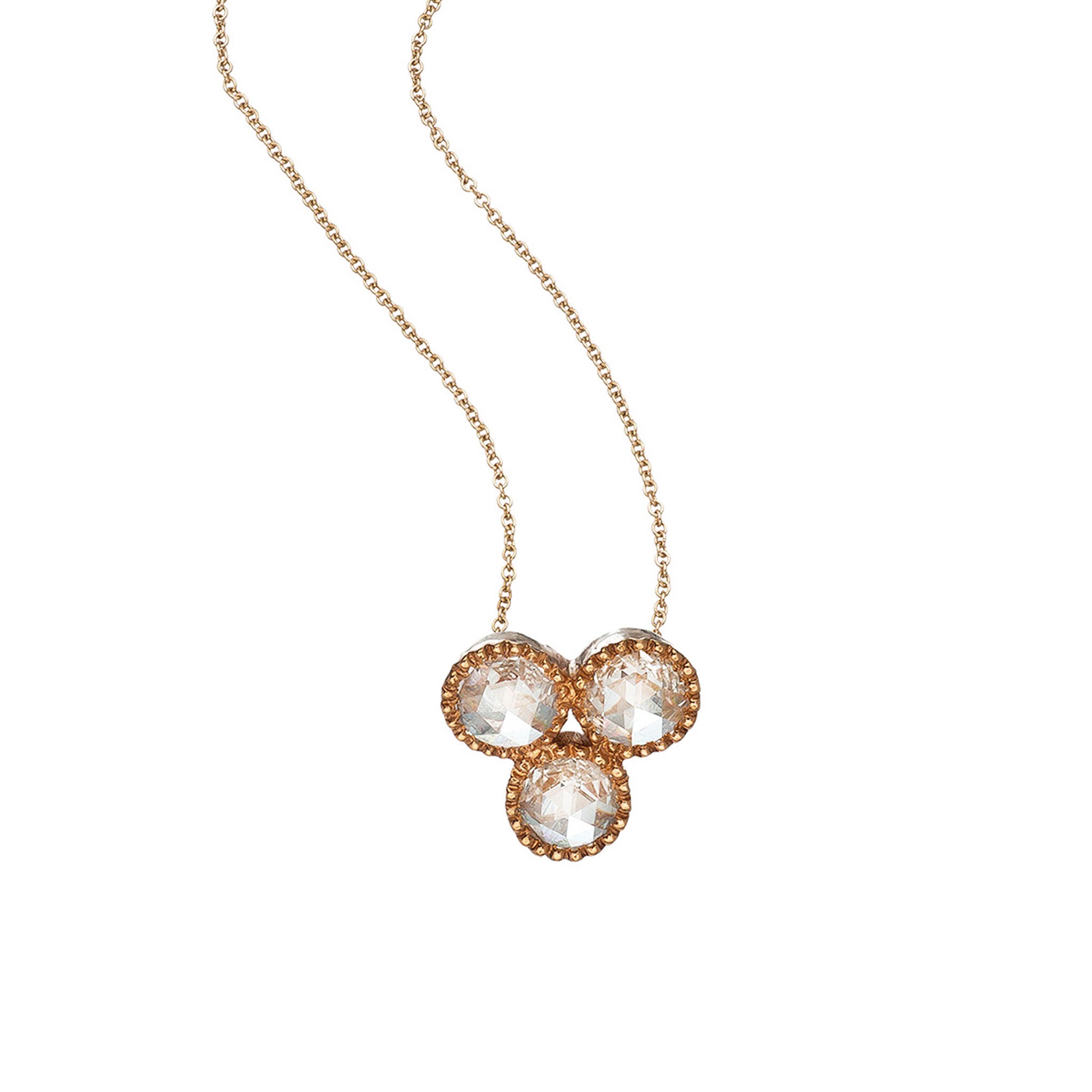 Grace Rose Cut Diamond Necklace