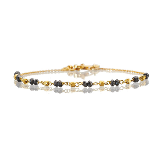 Leila Black Diamond Bracelet