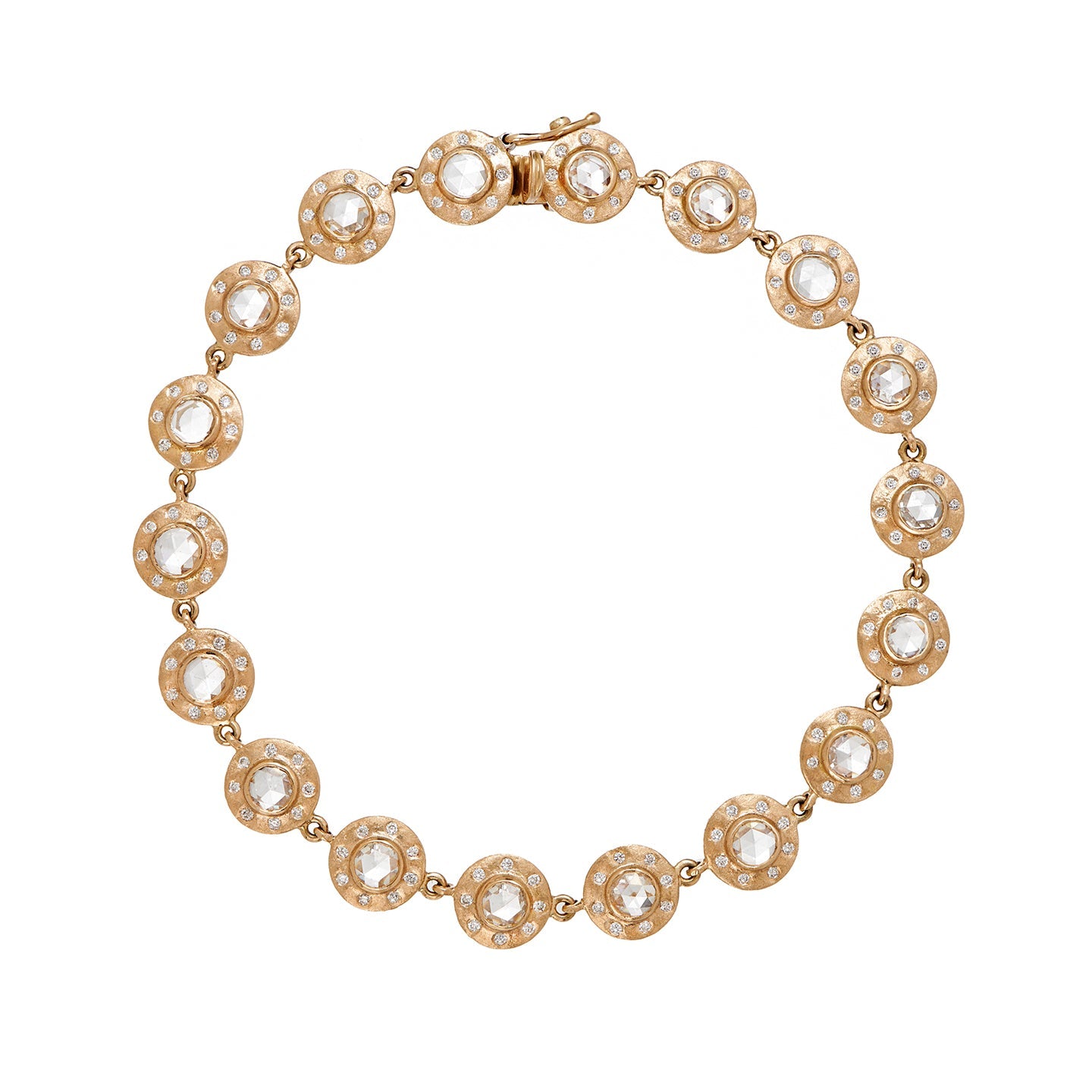 Dunes Classic Rose Cut Diamond Bracel