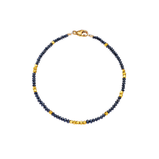 Noir Black Diamond and Gold Bracelet