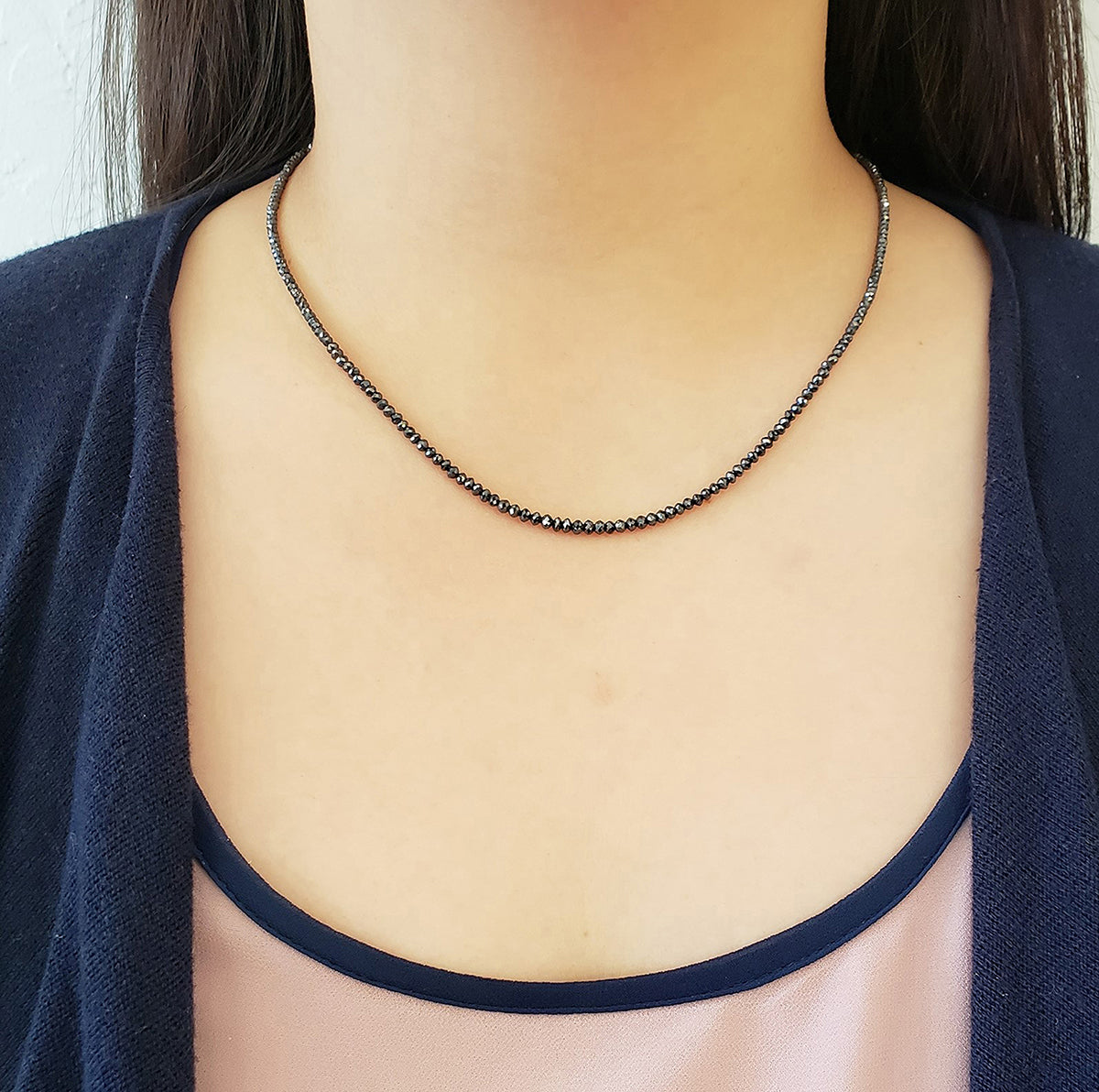 Noir Medium Black Diamond Necklace