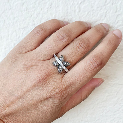 Papillon Champagne Diamond Ring