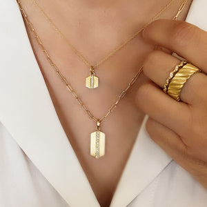 Maya White Diamond Necklace