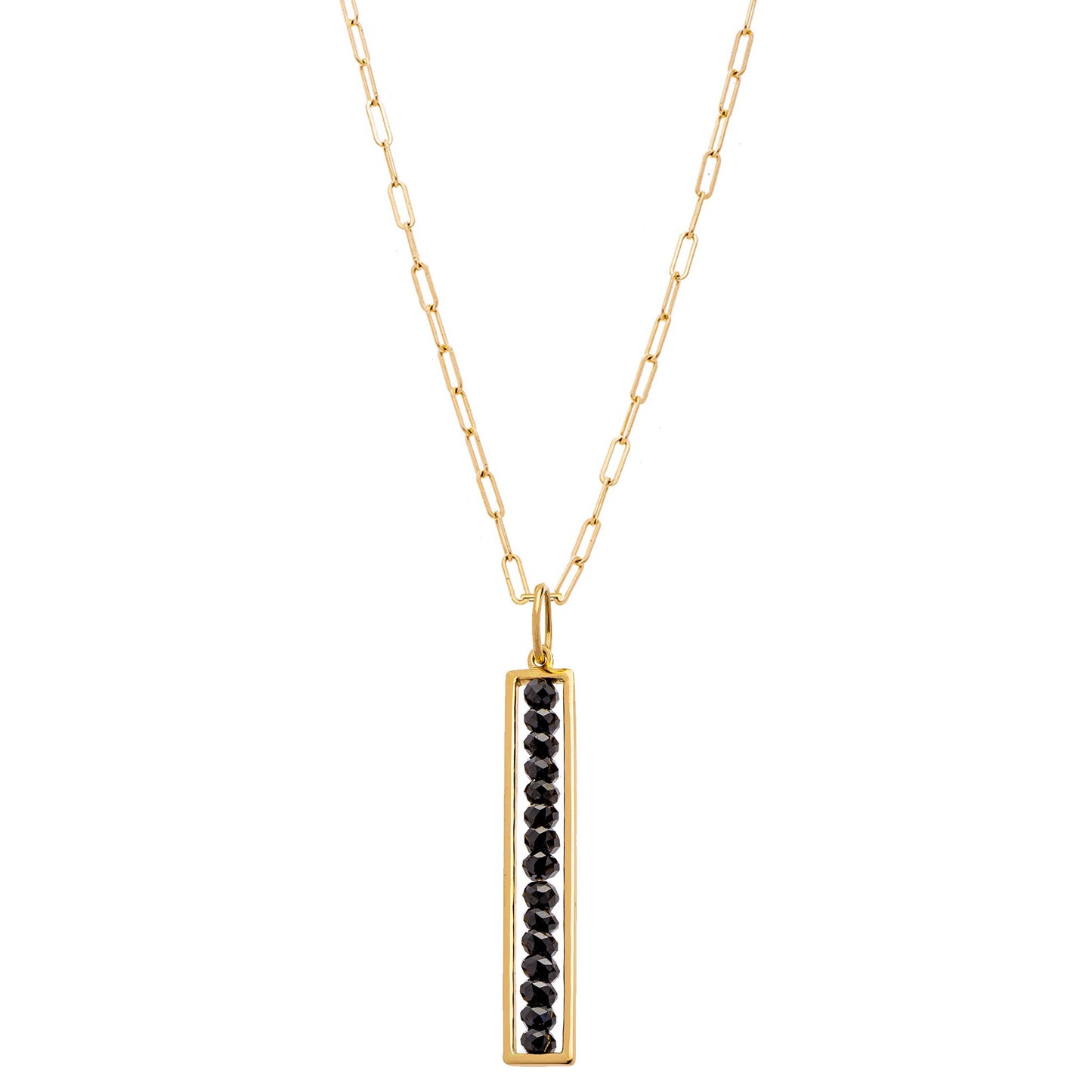 Leila Black Diamond Pendant